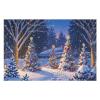 Christmas Puzzle 1000 Pieces Jigsaw Puzzles for Adults,20"x30" Large Puzzle Winter Snowman Decoration for Family Party Holiday - Decorated for The Holidays view 3