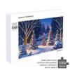 Christmas Puzzle 1000 Pieces Jigsaw Puzzles for Adults,20"x30" Large Puzzle Winter Snowman Decoration for Family Party Holiday - Decorated for The Holidays view 4
