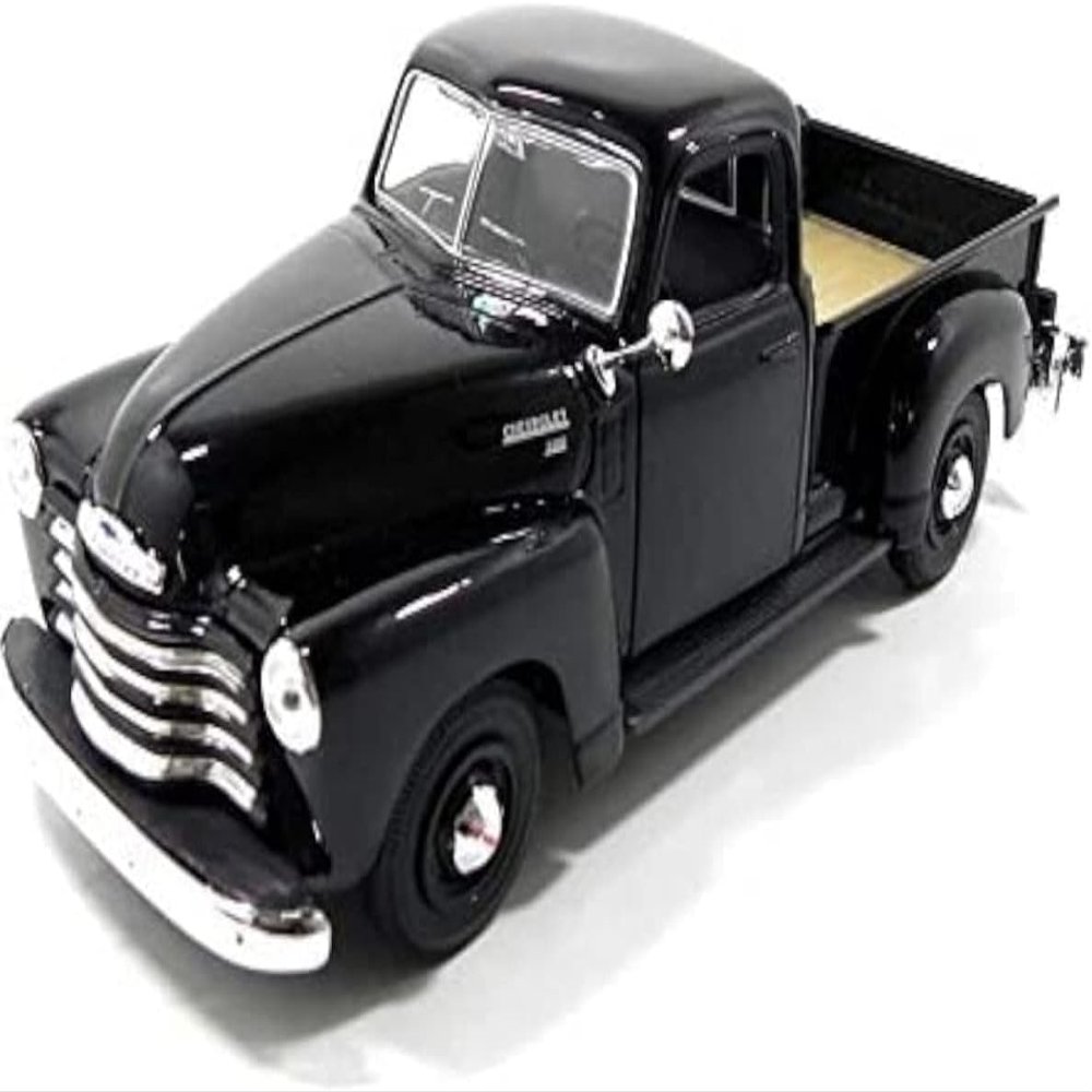 1950 Chevy 3100 Pickup Truck Black 1/25 Diecast Model Car 31952black