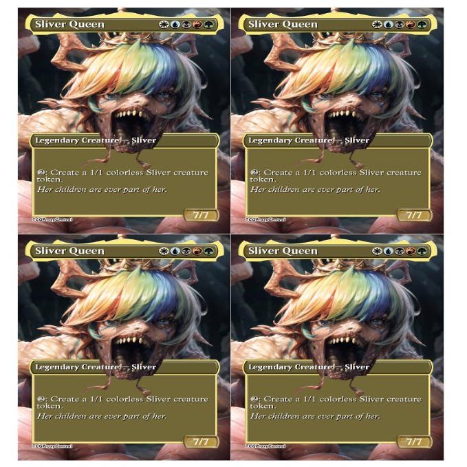 4x | Sliver Queen #2 - Horror | Anime | Full Art | Foil or Non-Foil (Non Foil)