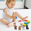 Abaodam Handmade Abs Material Dog Figures Boys and Girls Decorative Dog Statues for Room view 2