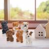 Abaodam Handmade Abs Material Dog Figures Boys and Girls Decorative Dog Statues for Room view 4