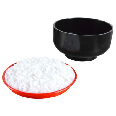 Abaodam Artificial White Rice Fake Food Bowl Model Realistic Cooked Rice Model for Home Kitchen Table Cabinet Shop Market