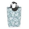 Zebra Leaves Laundry Basket Organizer Nursery Storage Baskets Box Collapsible Laundry Hamper with Handles for Closets Organizer Toys Bathroom view 2