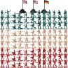3 otters 300PCS Toy Soldiers Set, Army Men Figures Military Toys for Boys, Kids Toys Birthday Gift, 3 Colors view 1