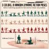 3 otters 300PCS Toy Soldiers Set, Army Men Figures Military Toys for Boys, Kids Toys Birthday Gift, 3 Colors view 3