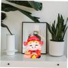Didiseaon 1pc Creative God of Wealth Piggy Bank for Boys and Girls Fun Holder Money Box Ornament for Home Decor for Teaching Saving Habits view 4