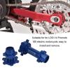 Alomejor RC Motorcycle Wheel Hubs, Lightweight Aluminum Construction, Aluminum RC Hubs, Aesthetic Design for RC Enthusiasts Custom Builds and Racing view 2