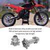 Alomejor RC Motorcycle Wheel Hex Hubs, Aluminum Front & Rear Wheel Hub Hex Applicable for 1/4 MX Electric Motorcycle (Silver) view 2