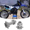 Alomejor RC Motorcycle Wheel Hex Hubs, Aluminum Front & Rear Wheel Hub Hex Applicable for 1/4 MX Electric Motorcycle (Silver) view 4