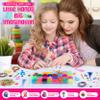 2800+ Rubber Band Bracelet Kit, 30 Colours Loom Bracelet Kit - Rubberband Bracelet making kit Includes Clips, Charms, Beads - Rubber Bands for Bracelets, Ideal Gift for Birthday, Halloween, Xmas view 4