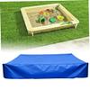 Angoily Garden Courtyard Girl Sandbox Cover Blue Durable Outdoor Shade for Boys and Girls Protects and Toys from Pollution for Travel and Storage view 4