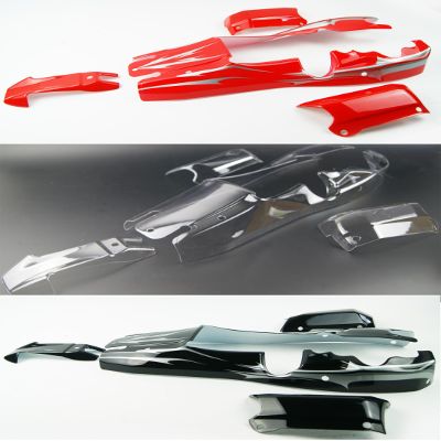 Black Red Clear Body for hpi rovan kingmotor baja 5b 5sc Buggy (Red)