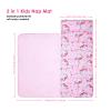 Kids Sleeping Bag Nap Mat with Removable Pillow and Blanket,Extra Thick Large 2 in 1 Slumber Bags for Boys Girls,Toddler Nap Mat for Preschool Daycare Travel Camping view 2