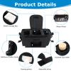 Accmor Universal Stroller Organizer with Insulated Cup Holder and Shoulder Strap, Stroller Caddy Bag Stroller Cup Holder Attachment for Uppababy, Baby Jogger, Britax Strollers, Black view 4