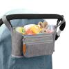Accmor Universal Stroller Organizer with Detachable Phone Bag, Stroller Bag Caddy Organizer Stroller Accessories for Uppababy, Baby Jogger, Nuna, Doona, Britax Strollers view 1