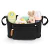 Accmor Universal Stroller Organizer with Detachable Phone Bag, Stroller Bag Caddy Organizer Stroller Accessories for Uppababy, Baby Jogger, Nuna, Doona, Britax Strollers view 3