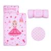 Kids Sleeping Bag Nap Mat with Removable Pillow and Blanket,Extra Thick Large 2 in 1 Slumber Bags for Boys Girls,Toddler Nap Mat for Preschool Daycare Travel Camping view 1