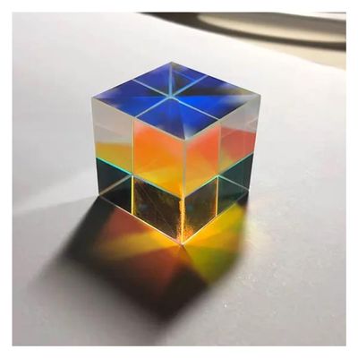 Artsim Prisms & Kaleidoscopes 25 * 25 * 25mm Optical Cubes Science for Cube Experiment Projector with Color Combination Prism Science Classroom Optics Kits