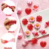 28 Packs Kawaii Mochi Squishy Toys, Squishies Stress Relief Fidget for Kids Classroom Exchange Gifts School Prizes Valentines Day Easter Egg Fillers Party Favor view 3