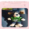 Qeukiuy Longer Car Seat Belt Cover for Girls, Cute Cartoon Design, Anti-Strangling Protection Pad for Children (Love Sweater Camera Dog Black Plush Shoulder pad 1) view 4