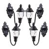 Toyvian 4pcs Dollhouse Wall Light Lantern Miniature Landscape Lamps Mini LED Desk Lamp Outdoor Abs Fairy Lights Mini House Chandeliers Lighting Lantern view 1