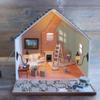 Toyvian 4pcs Dollhouse Wall Light Lantern Miniature Landscape Lamps Mini LED Desk Lamp Outdoor Abs Fairy Lights Mini House Chandeliers Lighting Lantern view 4
