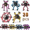 30pcs Random Fidget Spinners,DIY Deformable Robot Fingertip Toys,Decompression Spinner,Deformable Creative Mechanical Gyro Toys,Stress Relief Mechanical Chain Toy for Kids AdultsParty Supplies view 1