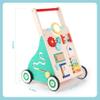 Asweets Wooden Baby Walker Push and Pull Learning Activity Walker Kids Activity Toy Multiple Activities Center Develops Motor Skills & Stimulates Creativity(Color) view 2