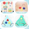 Asweets Wooden Baby Walker Push and Pull Learning Activity Walker Kids Activity Toy Multiple Activities Center Develops Motor Skills & Stimulates Creativity(Color) view 4