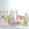 roba Wooden Marble Track - 60-Piece with 20-Piece Extension Set for Garden Construction - Marble Run with Sound Effects and 11 Marbles - For Children from 3 Years view 2