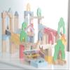 roba Wooden Marble Track - 60-Piece with 20-Piece Extension Set for Garden Construction - Marble Run with Sound Effects and 11 Marbles - For Children from 3 Years view 3