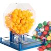 Hand Crank Lottery Drawing Machine, Larger Acrylic Lottery Drawing Machine Bingo Cage, Ball Number Selector with 100 Pcs Ball, Great for Large Groups, Parties, Shopping Malls,Blue view 1