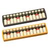 AbacusMath Learning ToolChinese Abacus 13 Rows 5 Beads Plastic Abacus Chinese Japanese Abacus Calculator Educational Tools Abacus Counting Tool for Beginners (Color : Yellow a) view 3