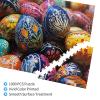 1000 Piece Jigsaw Puzzle for Adults Personalized Picture Puzzle Colorful Hand Painted Easter Eggs Customized Wooden Puzzle for Family, Birthday, Wedding, Game Nights Gifts, 29.5"x19.7" view 3