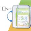 Gaga city Travel Bag Compatible with LeapFrog LeapStart 3D Interactive Learning System, Carrying Case for LeapStart 3D Interactive Learning System, Blue view 3
