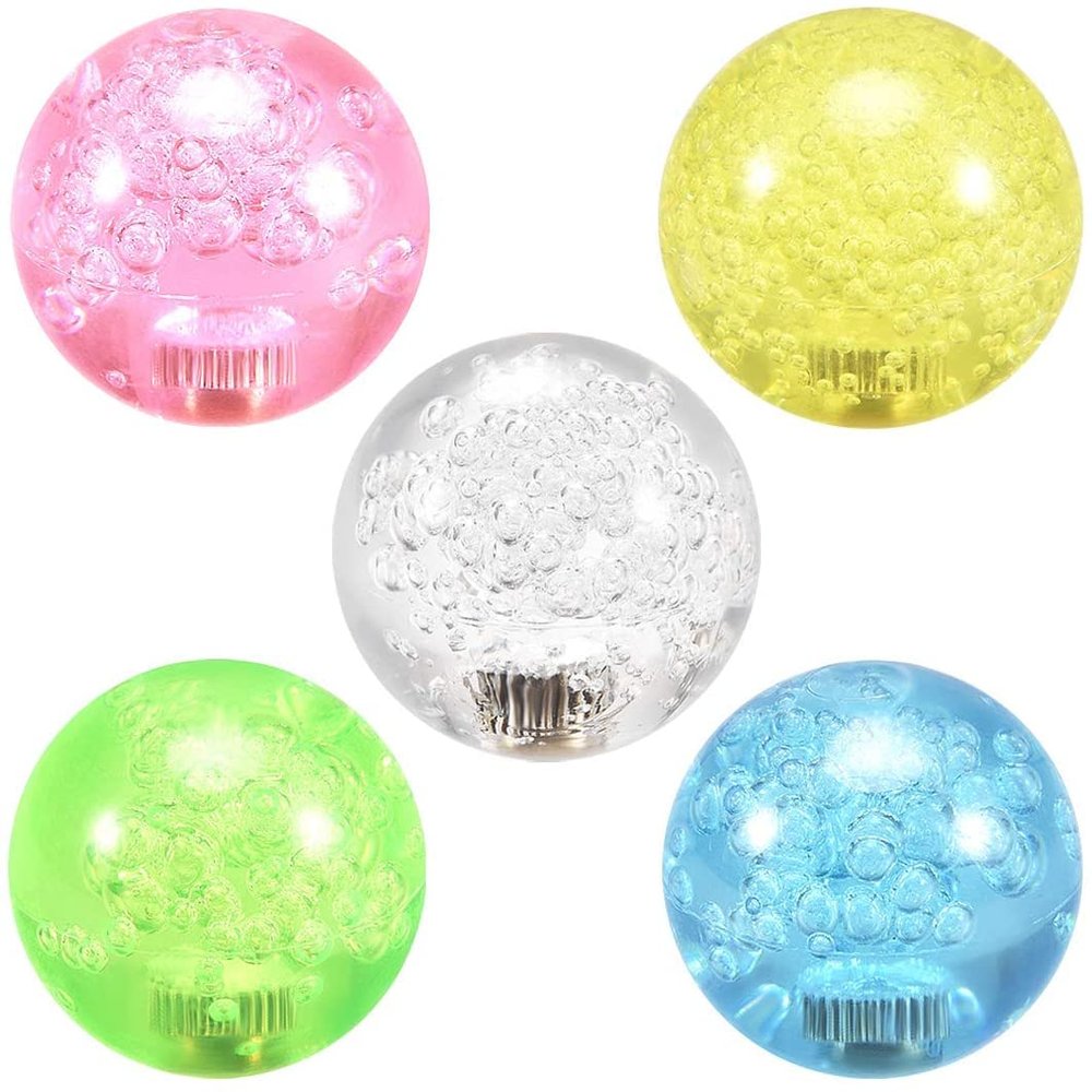 XYWHPGV Joystick Ball Top Handle Rocker Round Head Arcade Fighting Game DIY Parts Replacement Crystal Pink Yellow Blue Green White 5 Pieces (B0DDF 8ECC5 FDF79 0F562 AA4AC A82DD