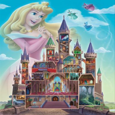 Ravensburger Disney Castle Collection: Aurora 1000 Piece Jigsaw Puzzle for Adults - 12000266 - Handcrafted Tooling, Made in Germany, Every Piece Fits Together Perfectly