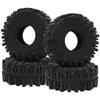 4Pcs Vgoohobby RC 1.9 Crawler Tires 4.64 Inch OD Rubber Tires 118 * 45mm Compatible with Traxxas TRX4 TRX6 Axial SCX10 Redcat Gen7 RC4WD 1/10 RC Crawler 1.9" Beadlock Wheel Rims view 3