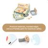 UMU Wooden Cash Register for Kids - Includes Accessories (Scanner, Payment Terminal, Play Money, etc.), Role Play Shop & Accessories for Children Ages 3 4 5 6 view 2