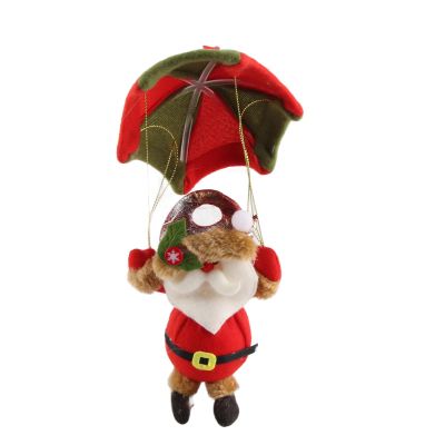 Tyenaza Christmas Hanging Ornament, Christmas Decoration Parachute Christmas Snowman Pendant Shopping Malls Parachute Jumping Dolls