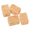 Abaodam 4pcs Props Artificial Decorative Nativity Straw Bales Table Decor Dollhouse DIY Fake Decor Small Bales Tiny Haystack Autumn Bales Grass Toy Room Jesus view 1