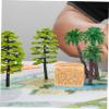 Abaodam 4pcs Props Artificial Decorative Nativity Straw Bales Table Decor Dollhouse DIY Fake Decor Small Bales Tiny Haystack Autumn Bales Grass Toy Room Jesus view 4