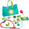 Fisher-Price Preschool Pretend Play Medical Kit 7-Piece Doctor Bag Dress Up Toys for Kids Ages 3+ Years view 1