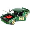 1973 Skyline 2000GT-R (KPGC110) #73 Green Metallic with Gold Stripes Tokyo Mod Series 1/24 Diecast Model Car 32539green view 2