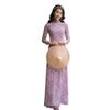A30 Ao Dai Tim Ao dai Vietnam Vietnamese Traditional Ao Dai For Women, Ao Dai For Women, Vietnamese Dress For Women, Ao Dai Dress For Women ao dai Tet Lunar New Year (S) view 1