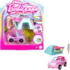 Barbie Mini BarbieLand Playsets with Toy Vehicle & 1.5-inch Doll, SUV with Color-Change Surprise & Tent Accessory view 1