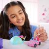 Barbie Mini BarbieLand Playsets with Toy Vehicle & 1.5-inch Doll, SUV with Color-Change Surprise & Tent Accessory view 2