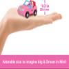 Barbie Mini BarbieLand Playsets with Toy Vehicle & 1.5-inch Doll, SUV with Color-Change Surprise & Tent Accessory view 4