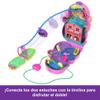 Polly Pocket Dolls & Playset with Pets & 13 Accessories, 2-in-1 Momma Monkey & Baby Wearable Purse & Animal Toy view 3